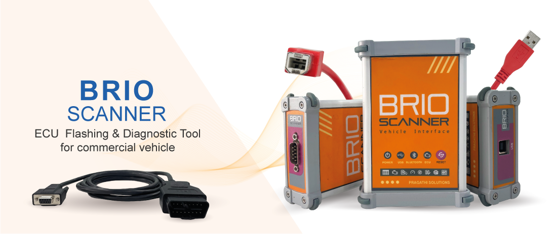 brio scanner ECU Flashing & Diagnostic Tool for Commercial vehicle